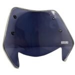 Dhe Best Bike Windshield Black Visor/Wind Deflectors with Fittings Black Compatible with TVS Jupiter.