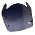 Dhe Best Bike Windshield Black Visor/Wind Deflectors with Fittings Black Compatible with TVS Jupiter.