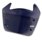 Dhe Best Bike Windshield Black Visor/Wind Deflectors with Fittings Black Compatible with TVS Jupiter.