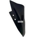 Dhe Best Double Bubble Visor/Windscreen Bike Headlight Visor Wind Deflectors Black Compatible with Kawasaki Ninja