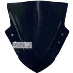 Dhe Best Double Bubble Visor/Windscreen Bike Headlight Visor Wind Deflectors Black Compatible with Kawasaki Ninja