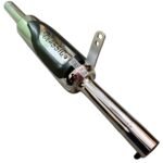 Dhe Best Exaust Indori Classic Silencer Chrome Black Plate for RE Classic All Models