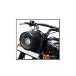 Dhe Best HB24 Bike Handle Bar Dual Triple Curved Stylish Handlebar Pipe/Rod Black for RE Bullet Electra Deluxe