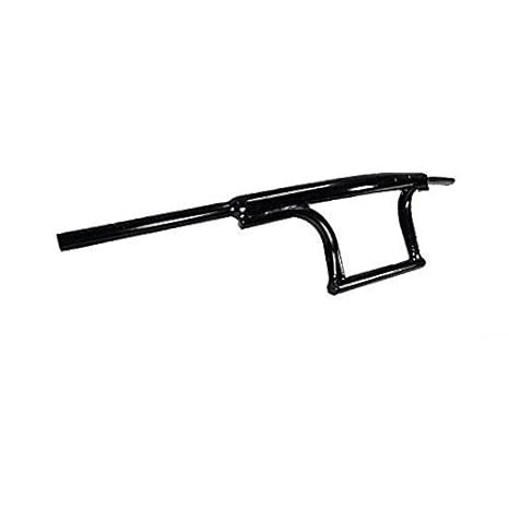Dhe Best HB24 Bike Handle Bar Dual Triple Curved Stylish Handlebar Pipe/Rod Black for RE Bullet Electra Deluxe