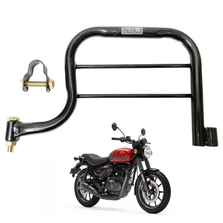 Dhe Best Heavy Duty Bike Left Side Foot Rest/Lady Footrest Black Compatible with RE Hunter 350