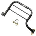 Dhe Best Heavy Duty Bike Left Side Foot Rest/Lady Footrest Black Compatible with RE Hunter 350