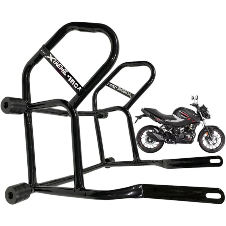 Dhe Best Motorcycle Crash Guard/Crash Bar Frame Support Accessories Leg Guard with Name Suitable for Hero Xtreme 160R 4V