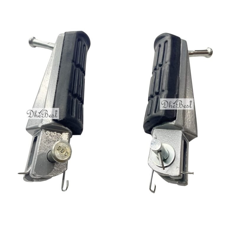 Dhe Best Motorcycle Front Left Right Bike Foot Rest/Footrest/Pegs Mount Aluminium Alloy & Black Rubber For Yamaha FZX 150cc