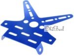 Dhe Best N1B Tail Tidy Bike Number Plate Holder License Plate Adjustable Aluminum Alloy Holder Mount Bracket Blue for Bajaj Pulsar 150 Type 1