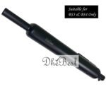 Dhe Best s1 Bike Bullet Silencer Exhaust Customized Long Bottle Punjab Dholki Thin Pipe Black with Zed Clamp Bush Suitable for BS3 & BS4 Model Compatible with RE Bullet Electra
