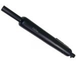 Dhe Best s1 Bike Bullet Silencer Exhaust Customized Long Bottle Punjab Dholki Thin Pipe Black with Zed Clamp Bush Suitable for BS3 & BS4 Model Compatible with RE Bullet Electra