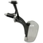 Dhe Best Scooty Rear Ladies Footrest/Foot Rest Silver&Black Compatible With Activa 3G