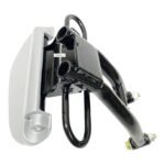 Dhe Best Scooty/Scooter Rear Ladies Footrest Stand/Foot Rest For Left Side Silver&Black Compatible With Vida V1 Plus