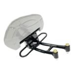 Dhe Best Scooty/Scooter Rear Ladies Footrest Stand/Foot Rest For Left Side Silver&Black Compatible With Vida V1 Plus