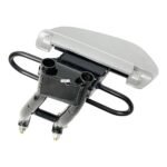 Dhe Best Scooty/Scooter Rear Ladies Footrest Stand/Foot Rest For Left Side Silver&Black Compatible With Vida V1 Plus