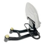 Dhe Best Scooty/Scooter Rear Ladies Footrest Stand/Foot Rest For Left Side Silver&Black Compatible With Vida V1 Plus