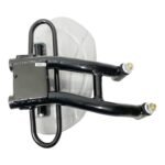 Dhe Best Scooty/Scooter Rear Ladies Footrest Stand/Foot Rest For Left Side Silver&Black Compatible With Vida V1 Plus