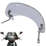Dhe Best Scooty Visor Windshield/Wind Deflectors with Fittings Black Compatible with Ola S1,S1 Air &S1 pro