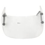 Dhe Best Scooty Visor Windshield/Wind Deflectors with Fittings White Compatible with Ola S1,S1 Air&S1 pro