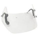 Dhe Best Scooty Visor Windshield/Wind Deflectors with Fittings White Compatible with Ola S1,S1 Air&S1 pro