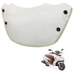 Dhe Best Scooty Windshield Black Visor/Wind Deflectors with Fittings White Compatible with Activa Mestro