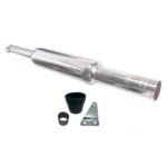 Dhe Best SIL117 Bike Bullet Silencer Short Bottle Punjab Dholki Empty Silencer Exhaust Chrome for RE Classic 350