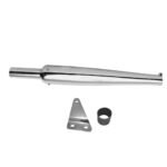 Dhe Best SIL135 Bike Bullet Goldstar Silencer Exhaust Glasswool Filter Chrome Gold Star Silencer for RE Classic 350