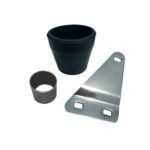 Dhe Best SIL140 Bike Bullet Angular Empty Free Flow Stylish Exhaust Silencer Chrome for RE Classic Desert Storm