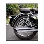 Dhe Best SR-11 Bike Bullet Shark Silencer Glasswool Exhaust Silencer Chrome with Zed Clamp Bush for RE All Models