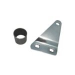 Dhe Best SR-19 Bike Bullet Reverse Cone Megaphone Exhaust Silencer Glasswool Chrome Bike Exhaust with Zed Clamp Bush for RE Thunderbird 350 Model 1