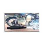 Dhe Best SR-22 Bike Bullet Silencer Wildboar Exhaust Glasswool Black Wild Boar Filter Bike Exhaust with Zed Clamp Bush for RE Classic 350