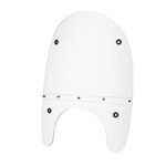 Dhe Best WD-01 Bike Fiber Glass Front Windshield/Wind Shield White for Bajaj Avenger 150 Street