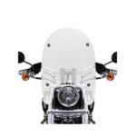 Dhe Best WD-01 Bike Fiber Glass Front Windshield/Wind Shield White for Bajaj Avenger 150 Street