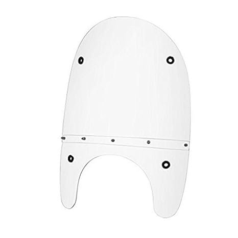 Dhe Best WD-01 Bike Fiber Glass Front Windshield/Wind Shield White for Bajaj Avenger 150 Street