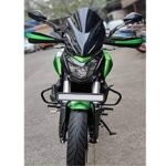 OZANGO D2 Visor/Windscreen Bike Headlight Visor Black for Bajaj Dominar 400