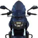 OZANGO D2 Visor/Windscreen Bike Headlight Visor Black for Bajaj Dominar 400