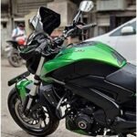 OZANGO D2 Visor/Windscreen Bike Headlight Visor Black for Bajaj Dominar 400