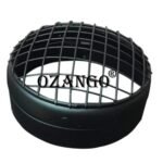 OZANGO HGX2 Bike Head Light Grill/Protector Jali with Inner & Outer Ring Metal Black Compatible for RE Classic 350