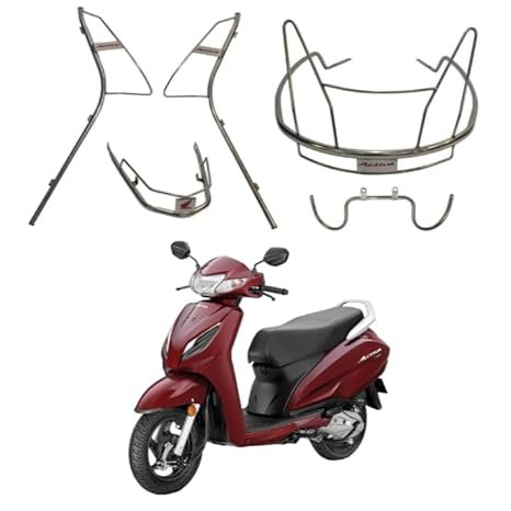 Activa 6G Body Kit Chrome Crash Guard Suitable For Honda Activa 6G Scooter (Body Kit Set)
