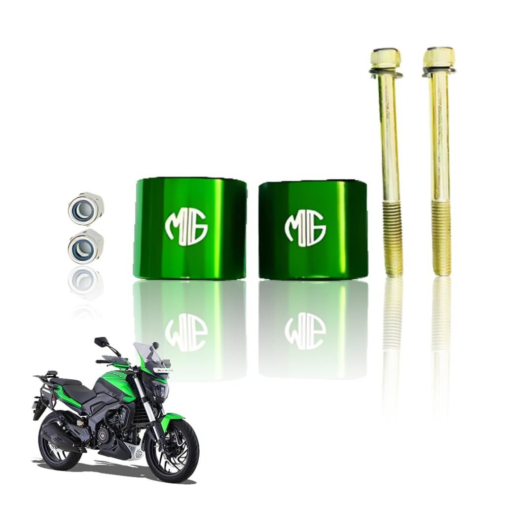 Adjustable Handle Riser for Dominar Motorbike | Enhances Comfort and Control | Height Riser Clamp Compatible with Dominar 250 & 400 (Green)