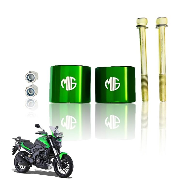 Adjustable Handle Riser for Dominar Motorbike | Enhances Comfort and Control | Height Riser Clamp Compatible with Dominar 250 & 400 (Green)