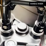 Adjustable Handle Riser for Dominar Motorbike | Enhances Comfort and Control | Height Riser Clamp Compatible with Dominar 250 & 400 (Black)