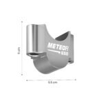 Adjustable Handle Riser for RE Super Meteor 650 Motorbike | Enhances Comfort and Control | Height Riser Clamp Compatible with RE Super Meteor (Silver)