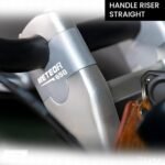Adjustable Handle Riser for RE Super Meteor 650 Motorbike | Enhances Comfort and Control | Height Riser Clamp Compatible with RE Super Meteor (Silver)