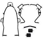 AEROX 155 CRASH GUARD WITH FRAME SLIDER LAGGUARD FRONT AND REAR CRASH GUARD SUITABLE FOR AEROX 155 BS6 SCOOTER (SET OF 1)