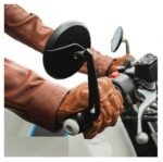 ASH RE Handle Bar End Rear View Mirror for Bikes Classic 350 Thunderbird 350 500 X Continental Gt Interceptor Classic Reborn 350 Meteor 350 Hunter 350 Guerrilla 450 Models...