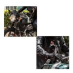 ASH RE Handle Bar End Rear View Mirror for Bikes Classic 350 Thunderbird 350 500 X Continental Gt Interceptor Classic Reborn 350 Meteor 350 Hunter 350 Guerrilla 450 Models...