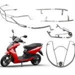 Ather 450s Chrome Body Kit Crash Guard Suitable For Ather 450s Electric Scooter (Full Body Kit Set)