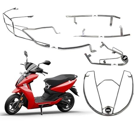 Ather 450s Chrome Body Kit Crash Guard Suitable For Ather 450s Electric Scooter (Full Body Kit Set)