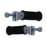 Back Seat with Backrest & Footrest Jawa 42 Bobber Back/Pillion Seat Support upto 200 (Grey)